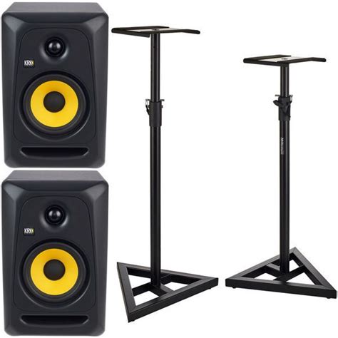 Enceinte Monitoring KRK RP5 RoKit Classic Stand Bundle Test