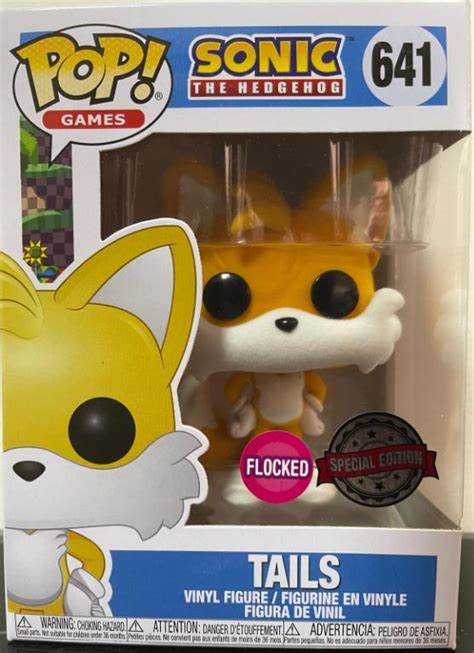 Funko Pop Games Sonic The HedgeHog Tails Flocked 641 Hobbies