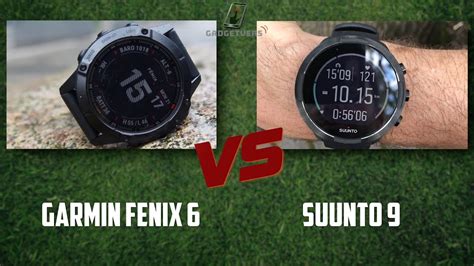 Garmin Fenix 6 Vs Suunto 9 Sports Watch Comparison YouTube