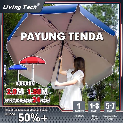 Jual Payung Tenda180 200 220 240 Cm Tenda Jualan Taman Pantai Cafe