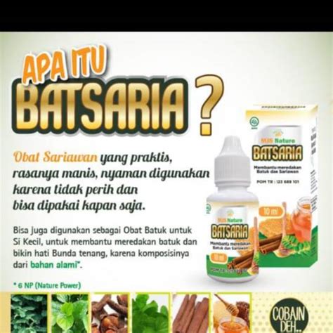 Jual Obat Tetes Sariawan Batsaria Shopee Indonesia