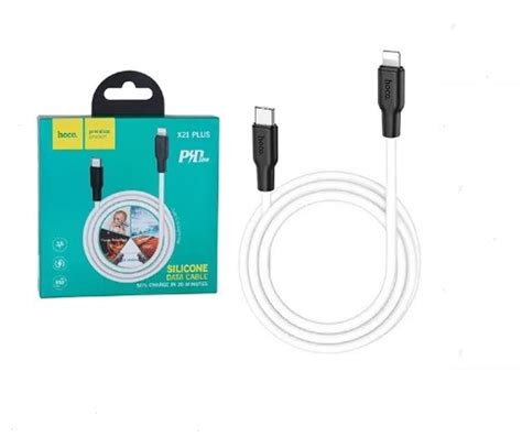 Ripley Cable Datos Silicona Hoco X Plus Lightning M W Blanco