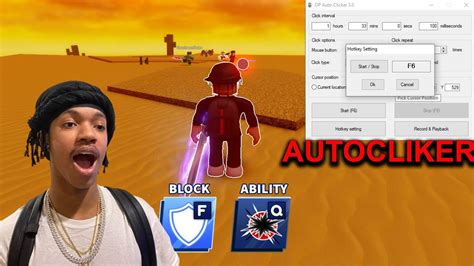 How To Get Op Autoclicker For Free Roblox Blade Ball Youtube