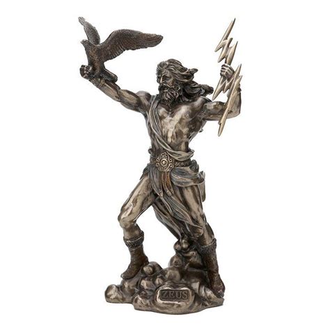 Zeus with Eagle Figurine: God & Goddess Gifts & Collectibles | FairyGlen