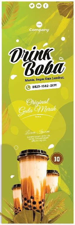 Spanduk Minuman Cdr Download Desain Banner Minuman Cdr Kekinian