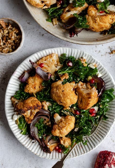 Roast Cauliflower Salad With Kale The Last Food Blog