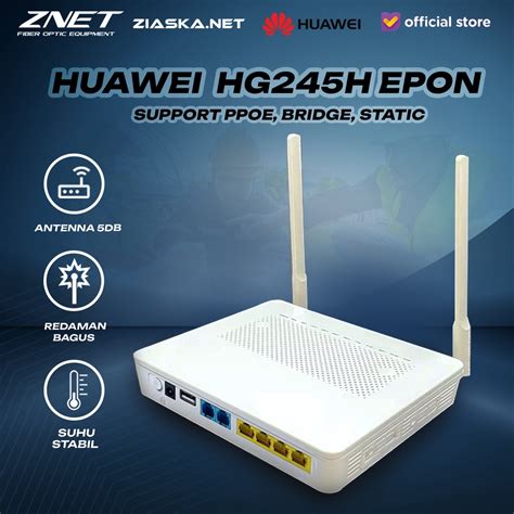 Jual NEW MODEM EPON HUAWEI HG8245H EchoLife WITH BOX Onu Ont Huawei