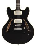 D Angelico Excel Mini Dc Tour Collection Solid Black