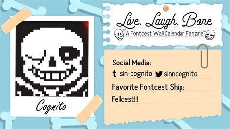 Live, Laugh, Bone: Up next is our very own Cognito! 💀 Cognito will be...