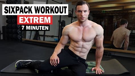 Minuten Sixpack Workout F R Zuhause Extrem Effektiv Sascha Huber