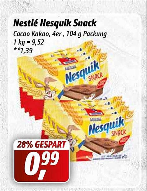 Nestl Nesquik Snack Angebot Bei Simmel Prospekte De