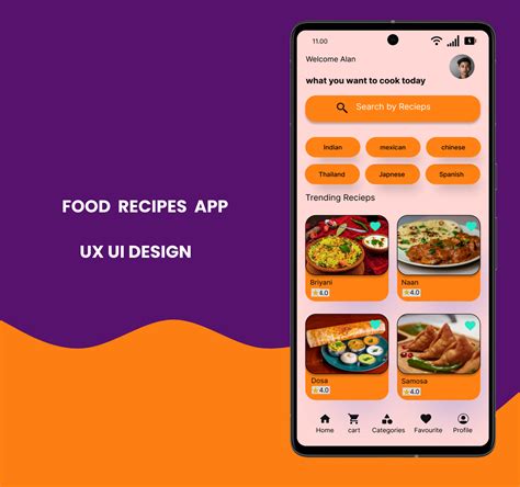 Food Recipe App Ui Design On Behance