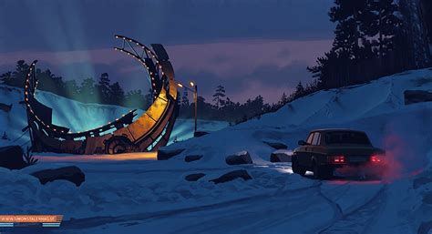 Simon Stålenhag Paints a Strange and Mysterious Alternative Universe