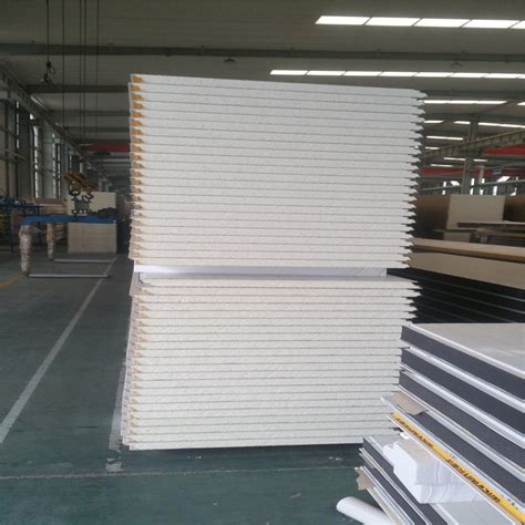 Insulated Laminated EPS PU PIR Rockwool Polyurethane Glasswool Color