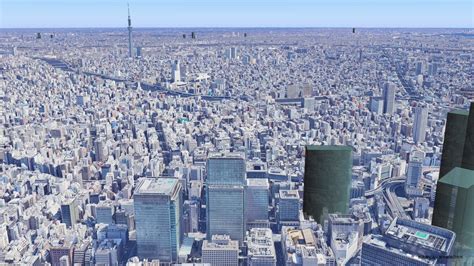 超高層ビル・都市開発研究所の中の人 きりぼうくん On Twitter これで360度全方位の景色イメージになります！ 日本橋エリアに