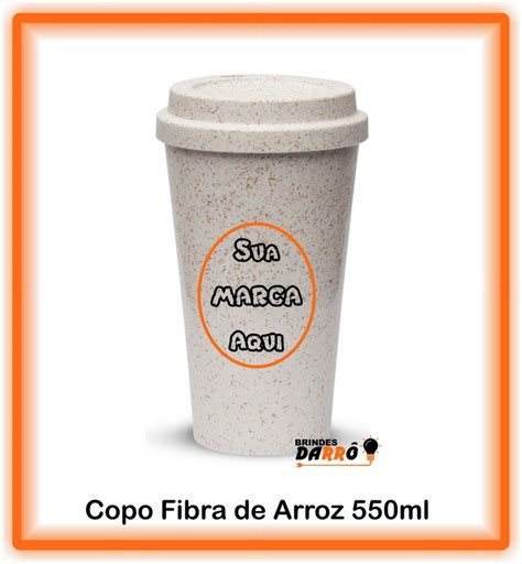 Copo Fibra De Arroz Ml Elo Produtos Especiais