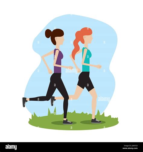 women healthy lifestyle to do exercise Stock Vector Image & Art - Alamy