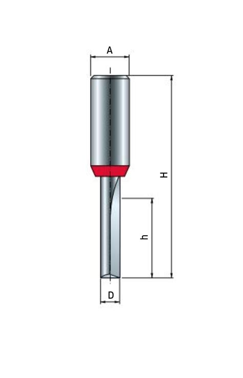 FREUD Frez HM Z2 prosty palcowy D12 I31 L68 S6 mm drewno płyta