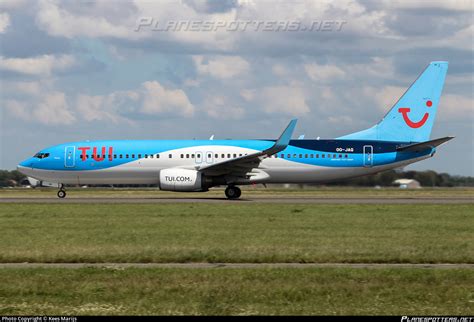 OO JAQ TUI Fly Belgium Boeing 737 8K5 WL Photo By Kees Marijs ID