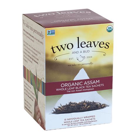 Organic Assam Tea Sachets Two Leaves And A Bud