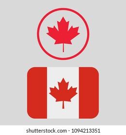 Canada Flag Logo Stock Vector (Royalty Free) 1094213351 | Shutterstock