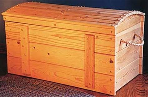 Treasure Chest Toy Box Plan Woodworking Projects Diy Woodworking