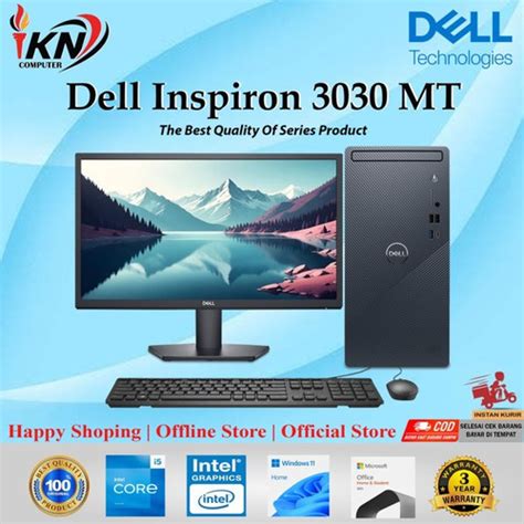 Jual Dell Inspiron 3030 MT Core I5 14400 32GB 512GB 1TB WIN11H OHS 2021