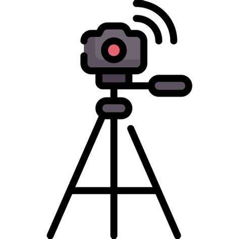 Video Camera On Tripod Png