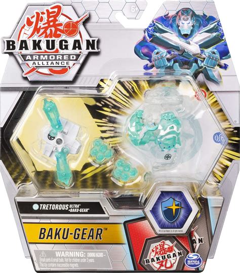 Amazon Bakugan Ultra Haos Tretorous With Transforming Baku Gear