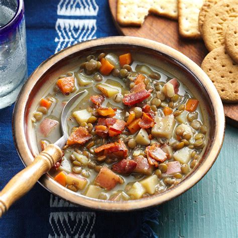 Hearty Vegetable Lentil Soup Recipe Taste Of Home