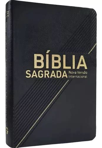 B Blia Sagrada Nvi Letra Grande Capa Preta Luxo