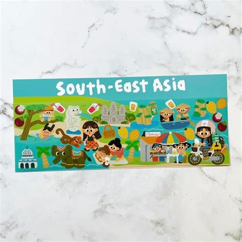 Dingamart South East Asia Sticker A331 Wacky Mail Pop