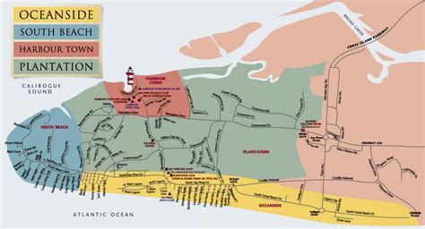 The Sea Pines Resort Map