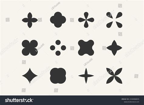 circle shape flower royalty    stock images