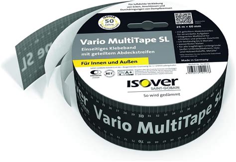 Isover Vario Multitape SL 25 M X 60 Mm With Split Tape Strips For Damp