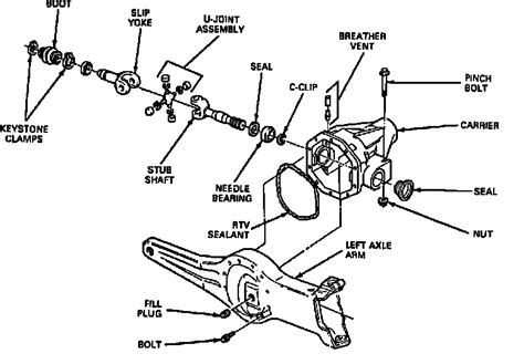 Ford Ranger Front Axle Diagram