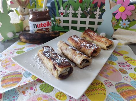 Pain Perdu Roul Banane Nutella