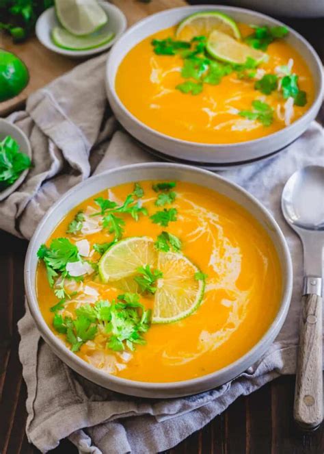 Thai Buttercup Squash Soup - Running to the Kitchen®