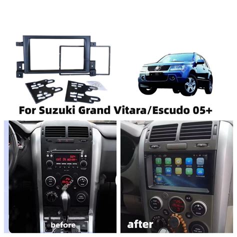 Car Stereo Radio Fascia Panel Din Frame Kit For Suzuki Grand Vitara