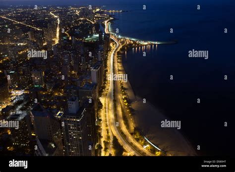 WATERFRONT BUILDINGS NORTH LAKE SHORE DRIVE DOWNTOWN CHICAGO ILLINOIS ...