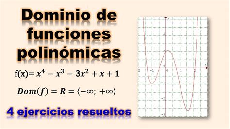 Dominio De Una Funci N Polin Mica De R En R Dominio De Funciones