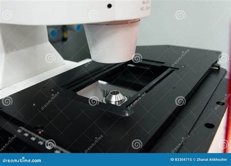 microscope stage stock image image  doctor explore
