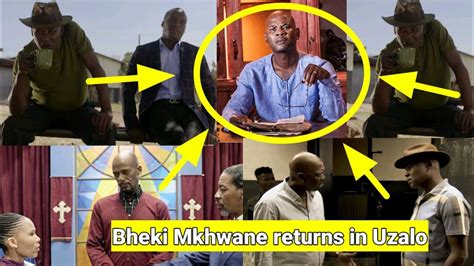 The Original Pastor Mdletshe Returns On Uzalo Bheki Mkhwane Returns