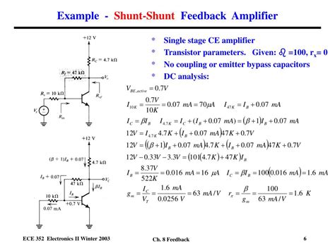 Ppt Shunt Shunt Feedback Amplifier Ideal Case Powerpoint