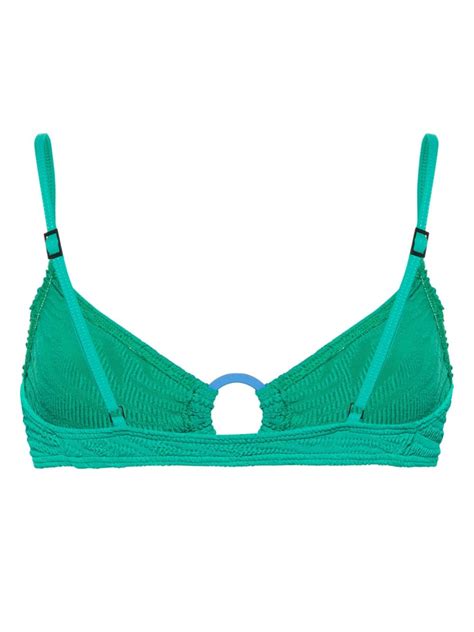 Bond Eye Rng Lissio Bikini Top Green FARFETCH