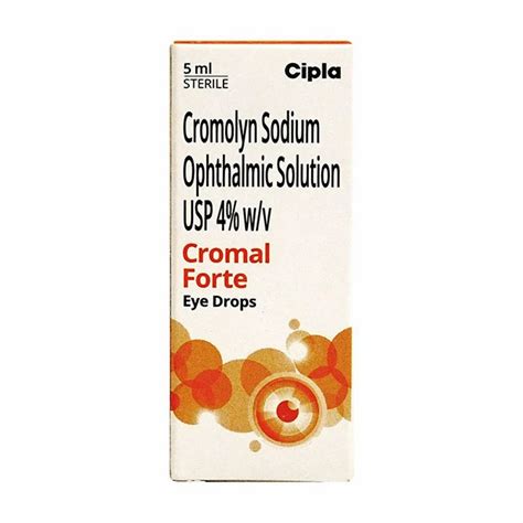 Cromal Forte Cromolyn Sodium Ophthalmic Solution USP Packaging Type