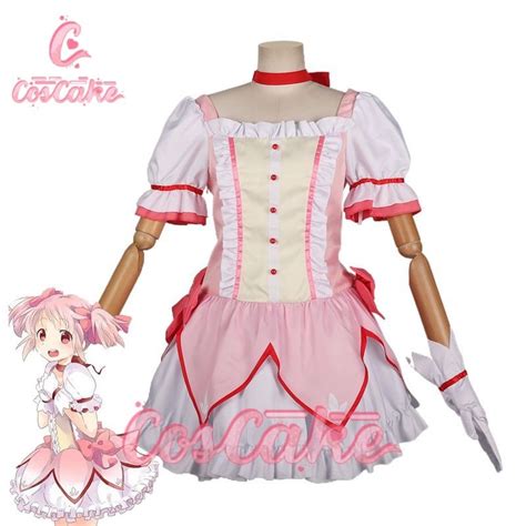 Puella Magi Madoka Magica Cos Kaname Madoka Cosplay Anime Clothing Set