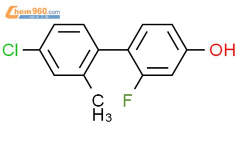 4 4 chloro 2 methylphenyl 3 fluorophenolCAS号1261979 64 9 960化工网