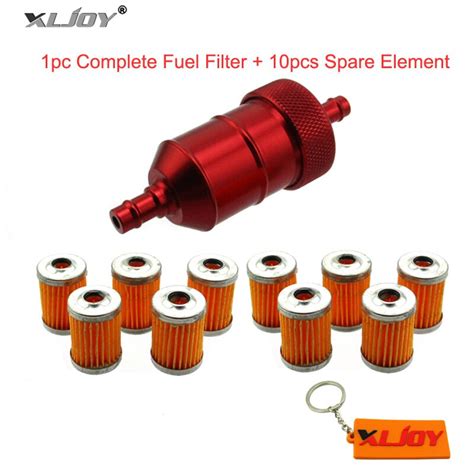 Xljoy Filtro De Combustible Con Elemento De Repuesto Para Honda Yamaha