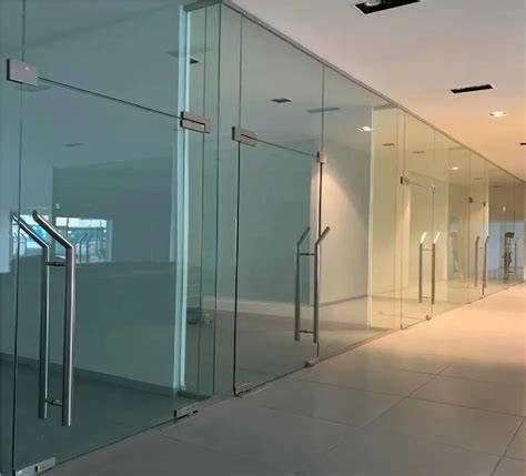 Framless Glass Door Partitions At Sq Ft